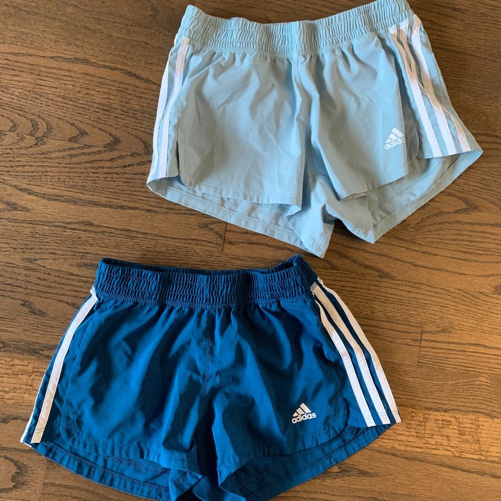 Adidas  Climalite Women Shorts Blue Shorts Size XS